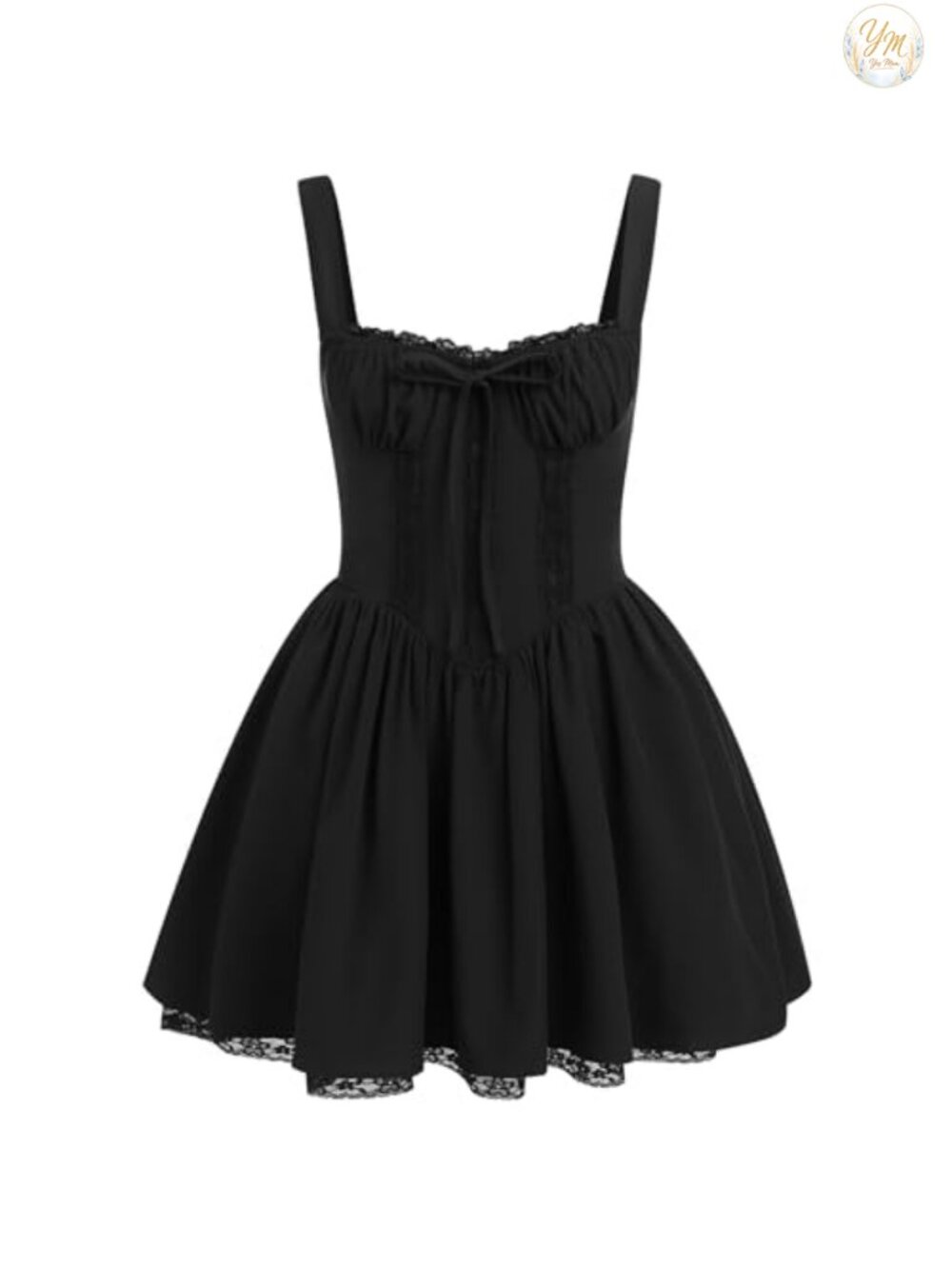 Corset Mini Dress Sleeveless Ruffle Low Cut Backless Spaghetti Strap Bodycon